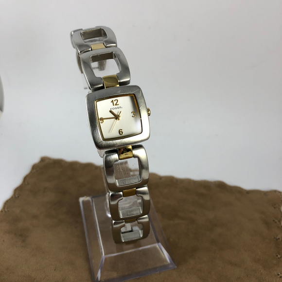 Vintage Fossil F2 2 Tone Gold and Silver Watch main image 7